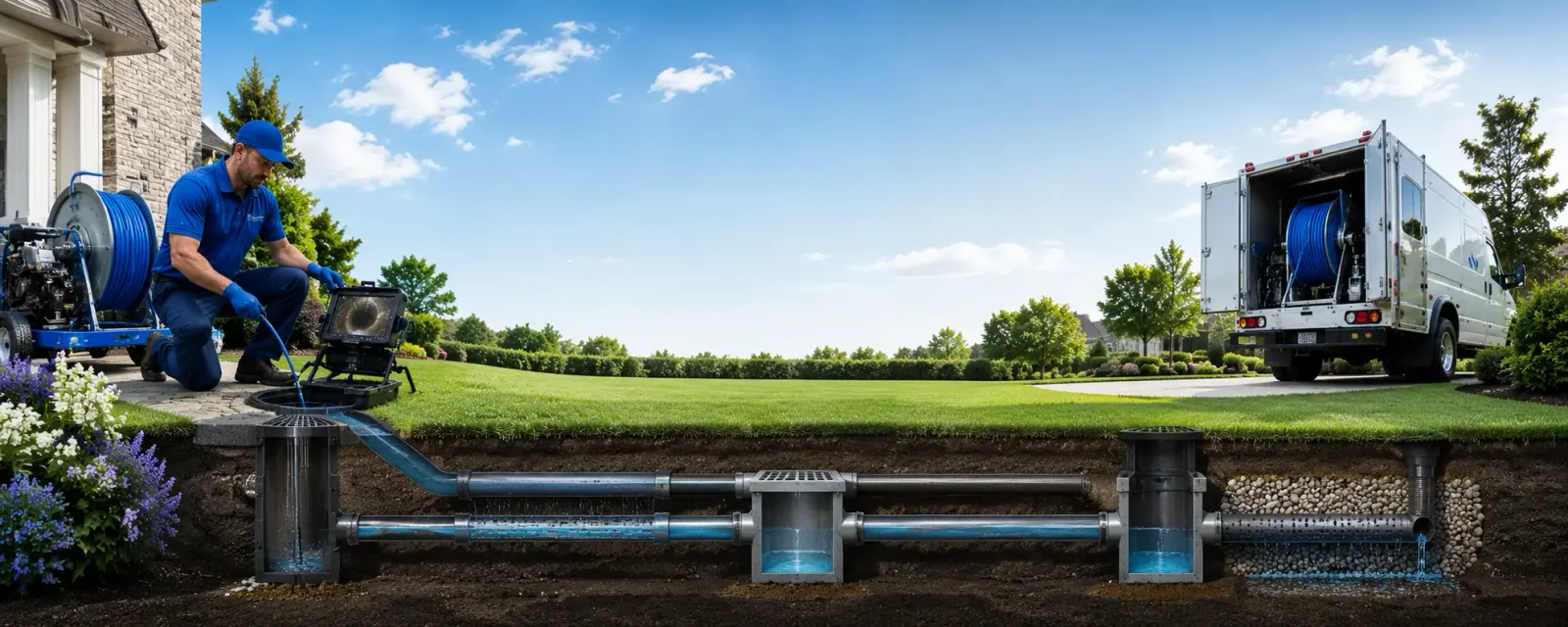 Outdoor drain cleaning information for Emerson, GA